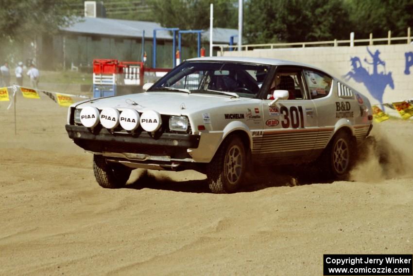 Peter Workum / Lon Peterson Plymouth Fire Arrow on SS1, Fairgrounds.