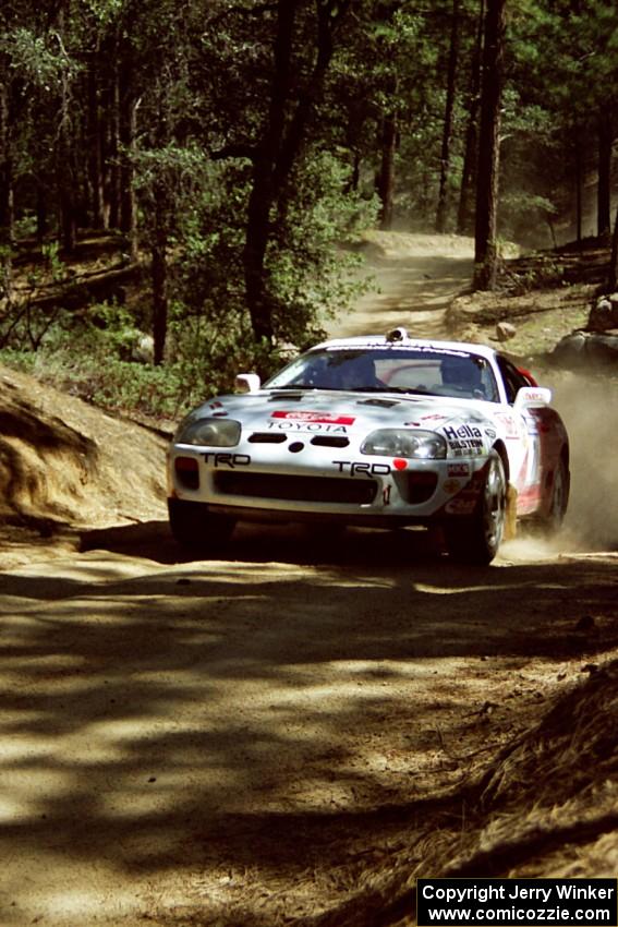 Ralph Kosmides / Joe Noyes Toyota Supra Turbo on SS5, Mingus Mountain II.