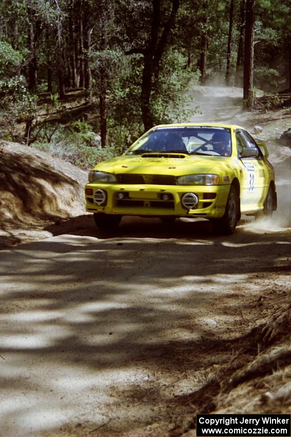 Paul Eklund / Dave Jameson Subaru Impreza on SS5, Mingus Mountain II.