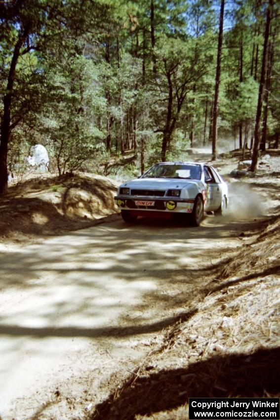 Henry Krolikowski / Cindy Krolikowski Dodge Shadow on SS5, Mingus Mountain II.