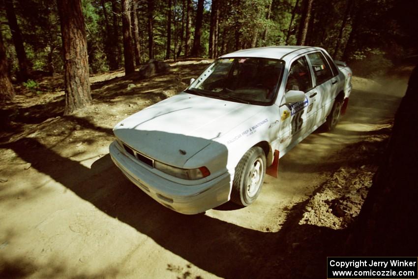 Seamus Burke / Tom Lawless Mitsubishi Galant VR-4 on SS5, Mingus Mountain II.