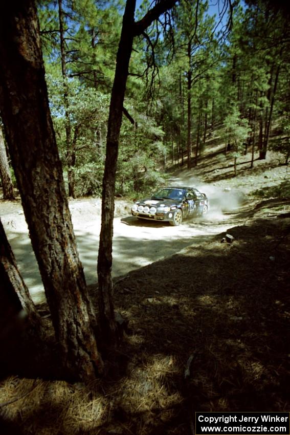 Pat Richard / Ben Bradley Subaru Impreza 2.5RS on SS5, Mingus Mountain II.