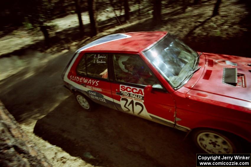 Justin Benham / Chrissie Beavis Dodge Omni GLH Turbo on SS5, Mingus Mountain II.