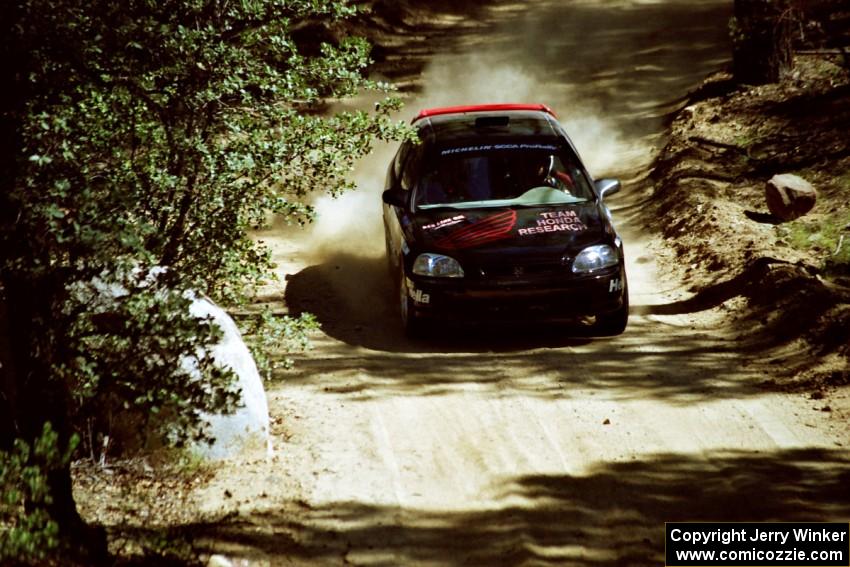 Bryan Hourt / Pete Cardimen Honda Civic on SS5, Mingus Mountain II.