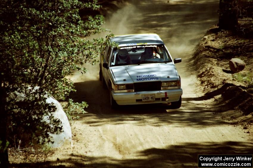 Carl Jardevall / Amity Trowbridge Volvo 740 on SS5, Mingus Mountain II.