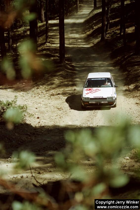 Mark Brown / Ole Holter Toyota FX-16 on SS5, Mingus Mountain II.