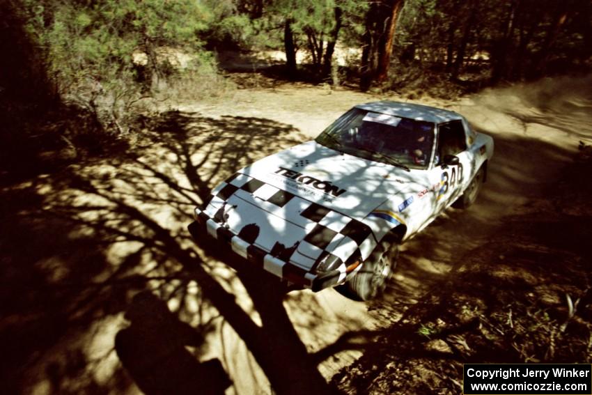 Cable Rhodes / Tyler Rhodes Mazda RX-7 on SS5, Mingus Mountain II.