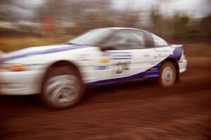 Carl Kieranen / Jerry Bruso Eagle Talon on the practice stage.