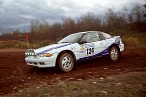 Carl Kieranen / Jerry Bruso Eagle Talon on the practice stage.