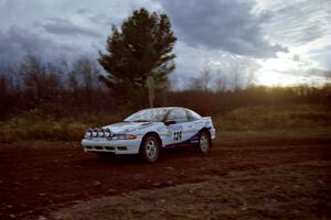 Carl Kieranen / Jerry Bruso Eagle Talon on the practice stage.