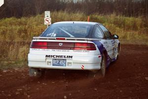 Carl Kieranen / Jerry Bruso Eagle Talon on the practice stage.