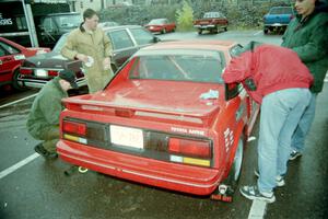 Chris Gilligan / Joe Petersen Toyota MR-2 at parc expose in Houghton.