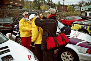 Gail Truess and Pattie Hughes at parc expose in Houghton.