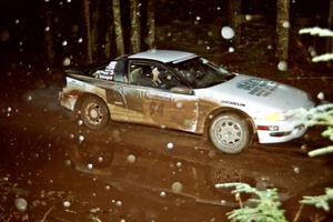 Bryan Pepp / Jerry Stang Eagle Talon at speed on SS2, Bob Lake I.