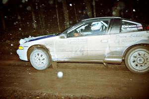 Carl Kieranen / Jerry Bruso Eagle Talon at speed on SS2, Bob Lake I.