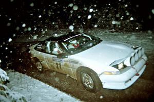 Chris Czyzio / Eric Carlson Mitsubishi Eclipse GSX on SS8, Bob Lake II.