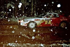 Ralph Kosmides / Joe Noyes Toyota Supra Turbo on SS8, Bob Lake II.