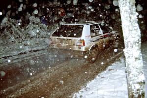 Bob Nielsen / Brenda Corneliusen VW GTI on SS8, Bob Lake II.