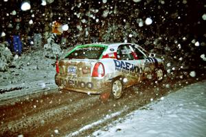 Peter Malaszuk / Darek Szerejko Daewoo Nubira on SS8, Bob Lake II.