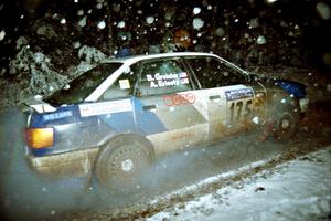 Alex Erisoty / Ben Greisler Audi 90 Quattro on SS8, Bob Lake II.