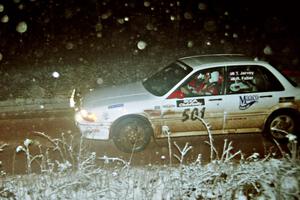 Todd Jarvey / Rich Faber Mitsubishi Galant VR-4 on SS8, Bob Lake II.