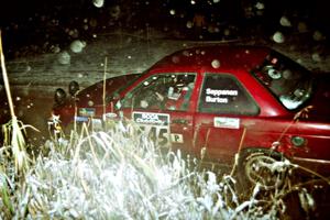 Eric Seppanen / Emily Burton-Weinman Nissan Sentra SE-R on SS8, Bob Lake II.