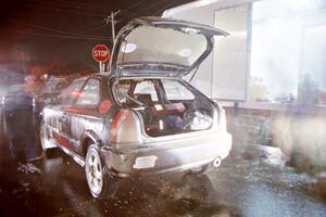 Bryan Hourt / Pete Cardimen Honda Civic at service in Kenton.