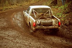 John Daubenmier / Stan Rosen Chevy S-10 at the final corner of SS11, Gratiot Lake I.