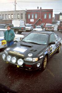 Pat Richard / Claire Chizma Subaru Impreza 2.5RS at parc expose in Calumet on day two.