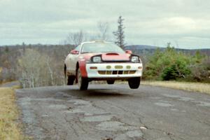 Miroslaw Babinski / Darek Bosek Toyota Celica All-Trac at the final yump on SS14, Brockway Mountain I.