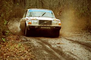 Bill Malik / Christian Edstrom Volvo 240 on SS18, Gratiot Lake II.