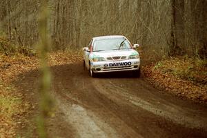 Peter Malaszuk / Darek Szerejko Daewoo Nubira on SS18, Gratiot Lake II.