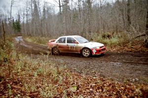 Henry Joy IV / Chris Griffin Mitsubishi Lancer Evo II on SS18, Gratiot Lake II.