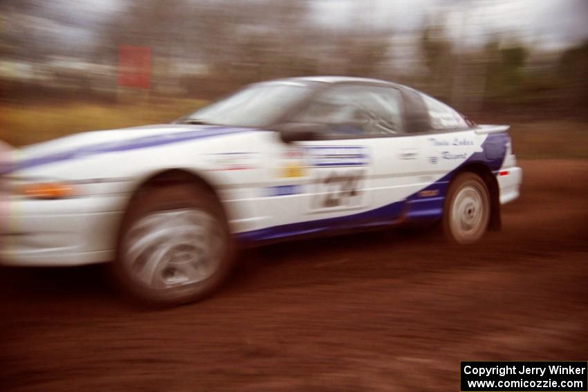 Carl Kieranen / Jerry Bruso Eagle Talon on the practice stage.