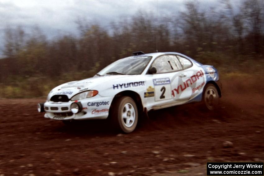 Noel Lawler / Charles Bradley Hyundai Tiburon on the practice stage.