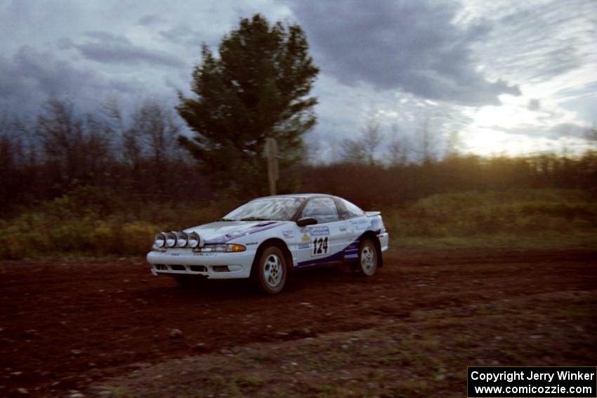 Carl Kieranen / Jerry Bruso Eagle Talon on the practice stage.