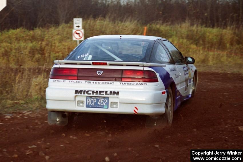 Carl Kieranen / Jerry Bruso Eagle Talon on the practice stage.