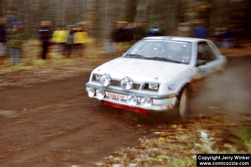 Henry Krolikowski / Cindy Krolikowski Dodge Shadow at the second to last corner of SS1, Beacon Hill.