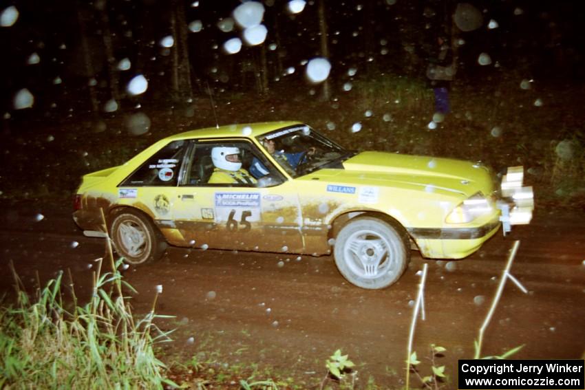 Don Rathgeber / D.J. Bodnar Ford Mustang on SS2, Bob Lake I.