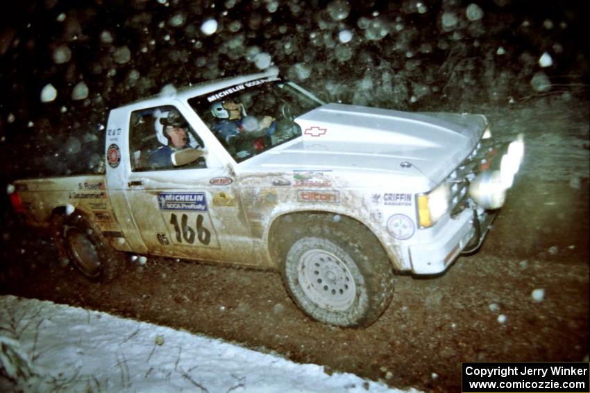 John Daubenmier / Stan Rosen Chevy S-10 on SS8, Bob Lake II.