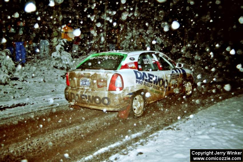 Peter Malaszuk / Darek Szerejko Daewoo Nubira on SS8, Bob Lake II.