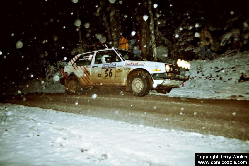 Doug Davenport / Al Kintigh VW GTI on SS8, Bob Lake II.