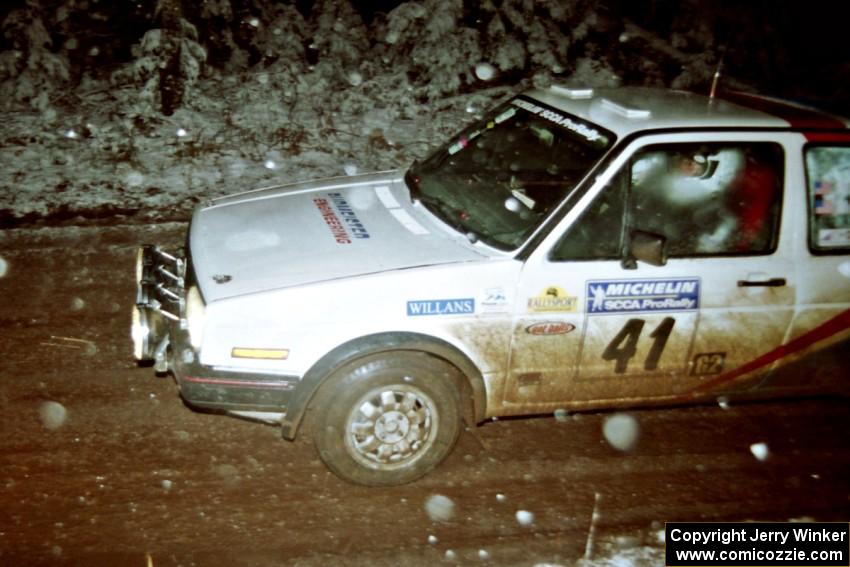 Art Burmeister / Randy Moore VW GTI on SS8, Bob Lake II.