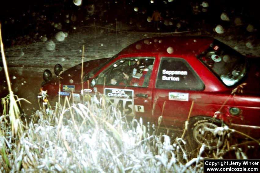 Eric Seppanen / Emily Burton-Weinman Nissan Sentra SE-R on SS8, Bob Lake II.
