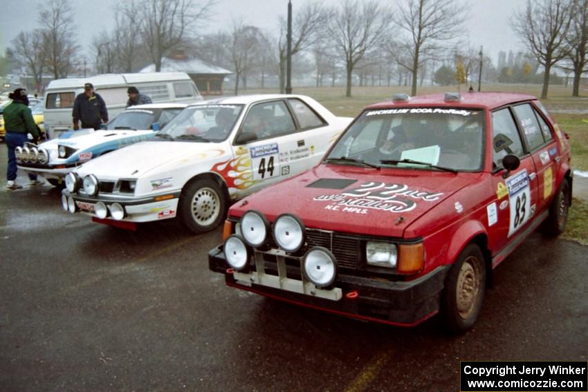 Group 5 cars at parc expose in Calumet on day two.