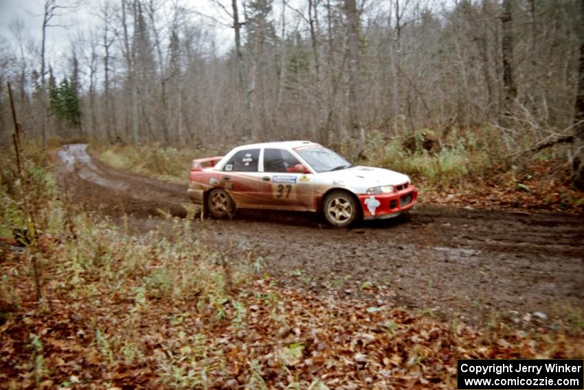 Henry Joy IV / Chris Griffin Mitsubishi Lancer Evo II on SS18, Gratiot Lake II.