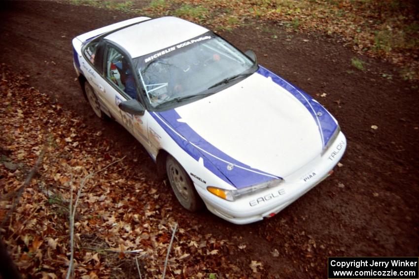 Carl Kieranen / Jerry Bruso Eagle Talon on SS18, Gratiot Lake II.