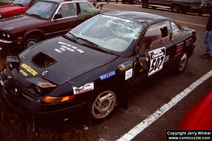 Micah Wiitala / Josh Prusi Saturn SC2 suffered a roll on day two of the rally