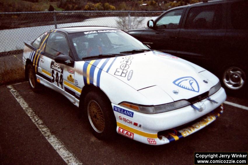 Dan Malott / Matt Malott Eagle Talon after the rally