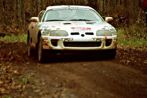 Ralph Kosmides / Joe Noyes Toyota Supra Turbo on SS18, Gratiot Lake II.